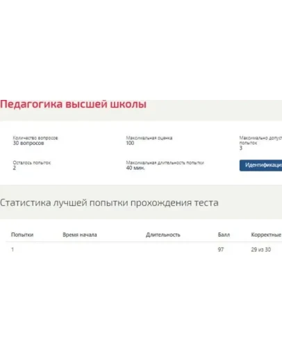 Педагогика высшей школы ответы Синергия (30 вопросов)