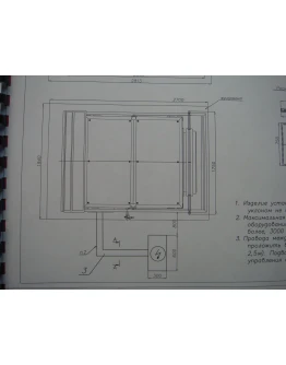 Схема электроснабжения камерной печи мощностью 43кВт.