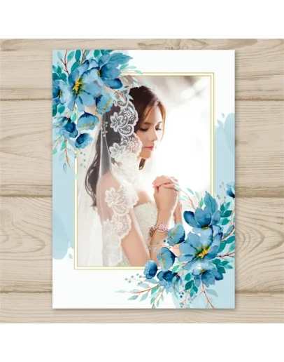 Шаблон фото рамки для свадьбы 9