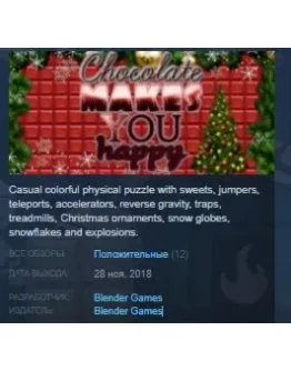 Chocolate makes you happy: New Year STEAM KEY GLOBAL