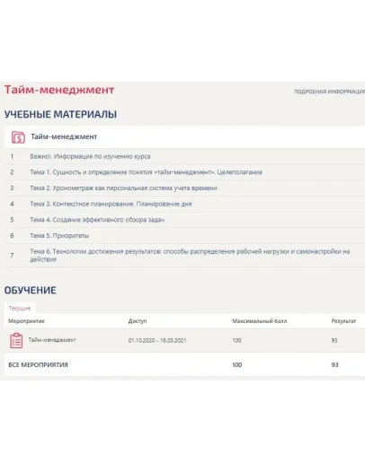 ТАЙМ МЕНЕДЖМЕНТ ОТВЕТЫ СИНЕРГИЯ (СБОРНИК ТЕСТОВ)