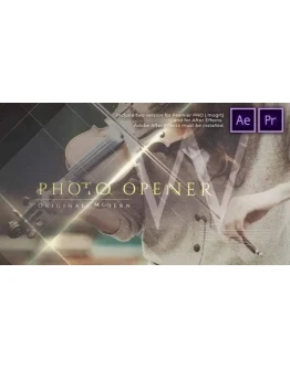 Original Modern Photo Opener AEP, MOGRT Original Modern Photo Opener AEP, MOGRT