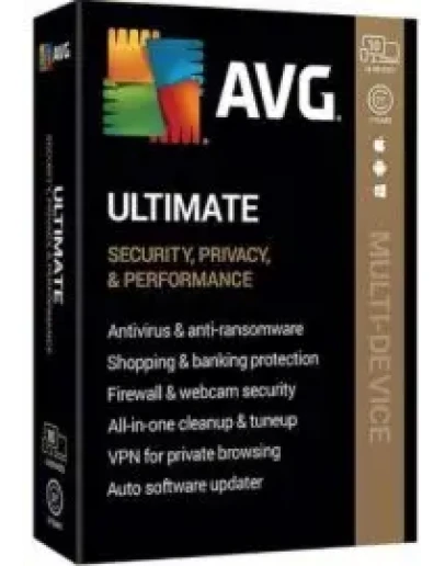 AVG Ultimate 2023 КЛЮЧ 1 ГОД 2 ПК + VPN + БОНУС