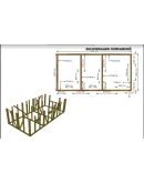 Проект каркасной бани 6000х3000мм Проект каркасной бани 6000х3000мм