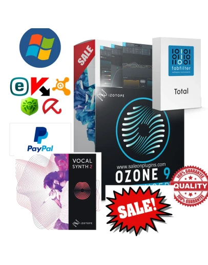iZotope - Ozone Advanced 9.1+ VocalSynth2+FabFilter+key