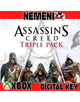 ASSASSINS CREED TRIPLE PACK XBOX ONE KEY