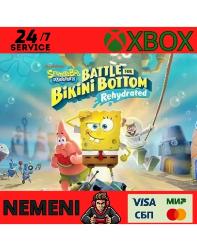 SpongeBob Battle for Bikini Bottom Rehydrated XBOX KEY