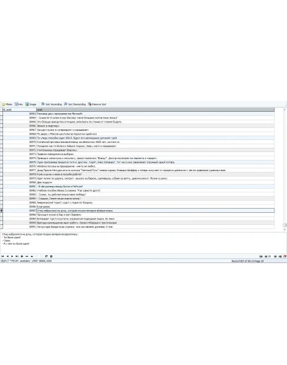 MySQL dump базы данных анекдотов 39000 штук.