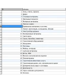 База данных строительных материалов в MySQL формате.
