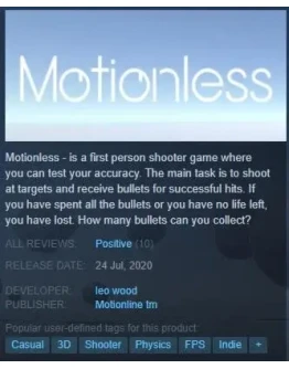 Motionless Steam (Steam Key GLOBAL)