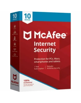Mcafee Internet Security 10 устройств на 1 год