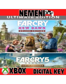 Far Cry 5 Gold + Far Cry New Dawn Deluxe Xbox KEY