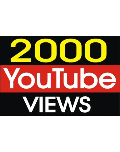 2000 Просмотров YOUTUBE Просмотры Ютуб Лучшее