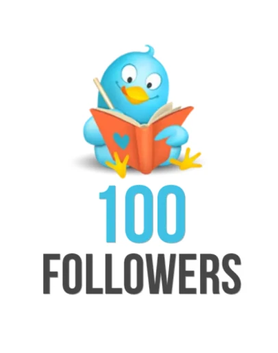 Твиттер Читатели 100 Twitter Подписки, Фолловеры