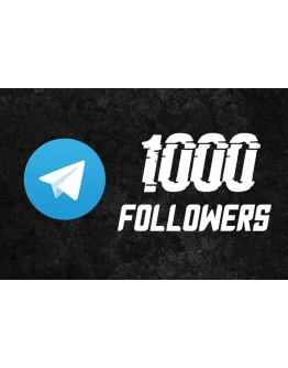 1000 Подписчиков на Ваш ТЕЛЕГРАМ канал TELEGRAM