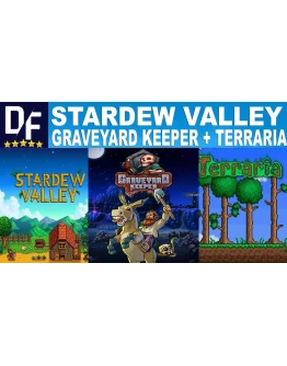 Stardew Valley + Graveyard Keeper + Terraria STEAM