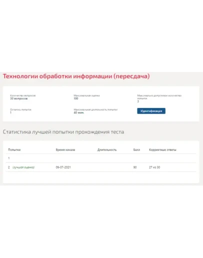 Технологии обработки информации.Тест Синергия 2021г