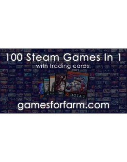 Рандомный Steam Ключ (100 игр с карточками!)
