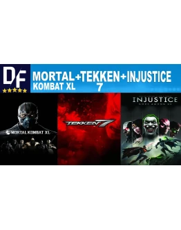 Mortal Kombat XL + TEKKEN 7 + Injusticeна 90 дней Mortal Kombat XL + TEKKEN 7 + Injusticeна 90 дней