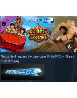 Pinball FX3 Carnivals and Legends DLC Steam (no RU/BY)