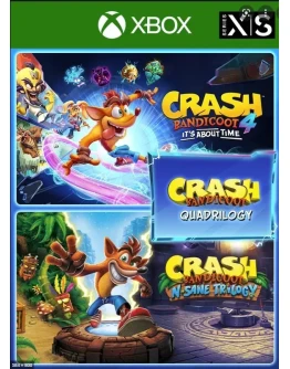 Crash Bandicoot 4 - набор Quadrilogy XBOX ONE XS