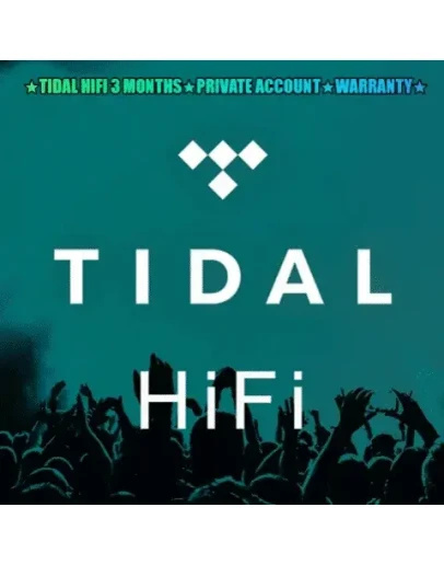 TIDAL HiFi PLUS FAMILY 1 МЕСЯЦЧАСТНЫЙ АККАУНТ