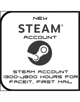 Steam с Counter-Strike 2, 13007800 часов, родная почта