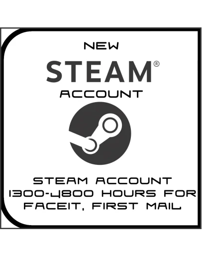 Steam с Counter-Strike 2, 13007800 часов, родная почта