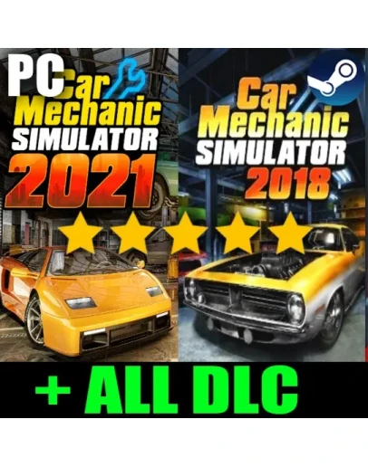 CAR MECHANIC SIMULATOR 2021/2018 +ВСЕ DLCSTEAM АККАУНТ