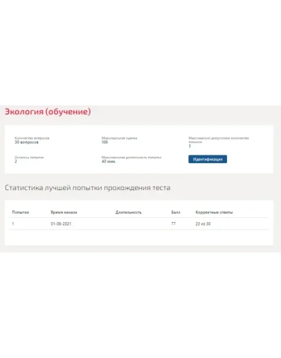 Экология.Тест Синергия 2021г