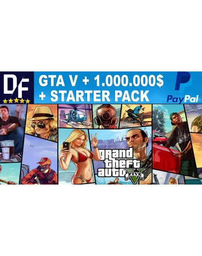 GTA V Premium +1.000.000+АВТО,ДОМ,ОРУЖИЕ+ПОЧТА
