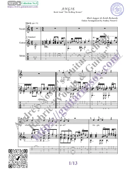 Angie (Вокал Гитара Ноты Табы)