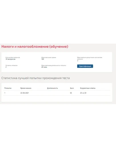 Налоги и налогообложение.Тест Синергия 2021г.