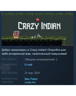 Crazy indian STEAM KEY REGION FREE GLOBAL Crazy indian STEAM KEY REGION FREE GLOBAL
