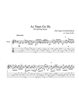As Tears Go By (the Rolling Stones) для гитары