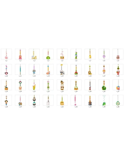 Анимированные мультяшные картинки (411 шт.) серия ШАРМ