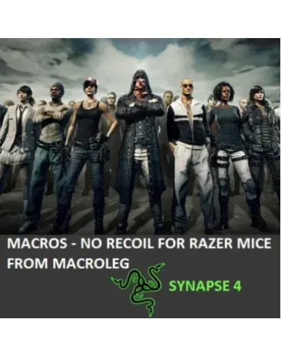 PUBG - AKM и GROZA - Макросы для Synapse 4