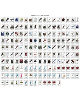 NEW WORLD: AeternumТВИЧ ДРОПЫСКИНЫ 166+ ПРЕДМЕТОВ