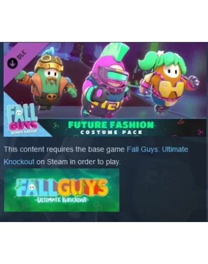 Fall Guys - Future Fashion Pack DLC Steam Ключ GLOBAL