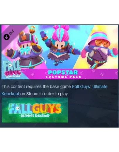Fall Guys - Popstar Pack DLC Steam Ключ GLOBAL