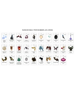 Path of Exile (ПОЕ)ТВИЧ ДРОПЫКРЫЛЬЯ / СКИНЫ /ПРЕДМЕТЫ