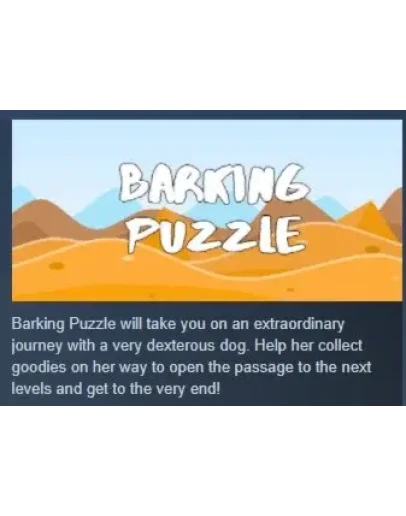 Barking Puzzle STEAM KEY REGION GLOBAL+РОССИЯ