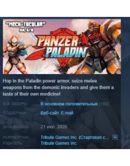 Panzer Paladin STEAM KEY REGION FREE GLOBAL