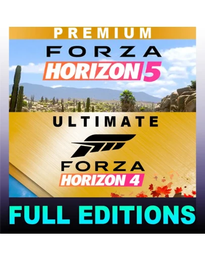 FORZA HORIZON 5 PREMIUM + FH4ULT + 400 ИГРОНЛАЙНPC