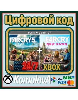 Far Cry 5 Gold + Far Cry New Dawn Deluxe XBOX