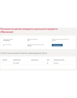 Психология детей младшего школьного возраста.Синергия