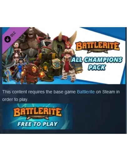 Battlerite - All Champions Pack DLC (Steam key) GLOBAL Battlerite - All Champions Pack DLC (Steam key) GLOBAL