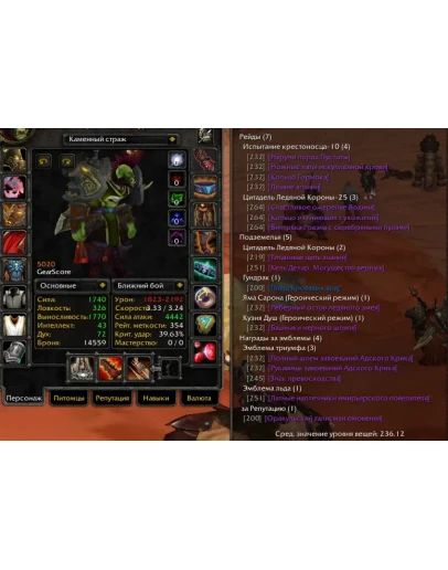 2123 x100 Воин 5к гс (Орда/Альянс)