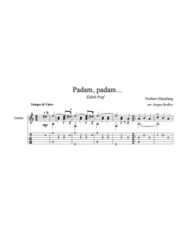 Padam, padam (Эдит Пиаф) для гитары