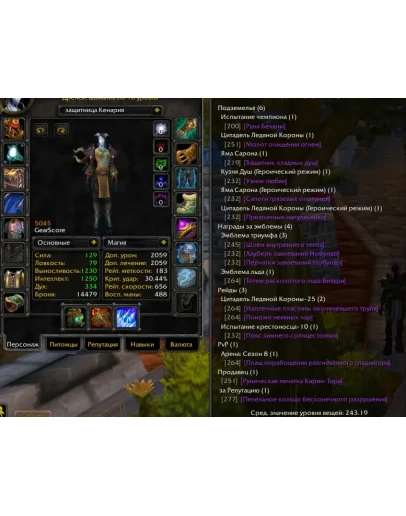 2323 x100 Шам 5к гс (Альянс/Орда)